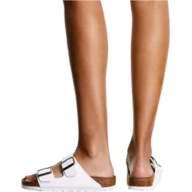 Birkenstock Arizona Birko-Flor schmal weiß 42
