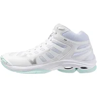 Mizuno Wave Voltage 2 Mid Volleyballschuhe Damen 45 - white/blue tint 43