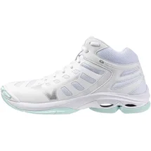 Mizuno Wave Voltage 2 Mid Volleyballschuhe Damen 45 - white/blue tint 43