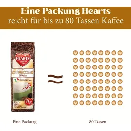 TSI Consumer Goods GmbH Cappuccino White Instant-Kaffee 10 x 1000 g