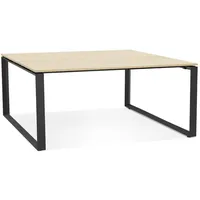 KADIMA DESIGN Computertisch 140x140 cm | Quadratisch Homeoffice Stauraum