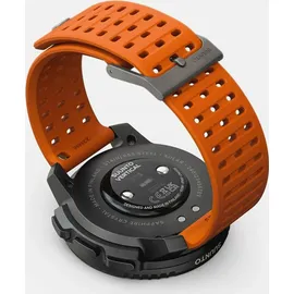 Suunto Vertical Solar BT 49 mm Edelstahlgehäuse schwarz Silikonarmband orange M