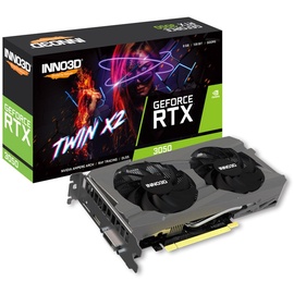 Inno3D GeForce RTX 3050 Twin X2 V2, 8192 MB GDDR6
