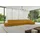 altdecor Ecksofa Ottomane Rechts Livo-L3 - 422x173x79,5 cm Senfgelb