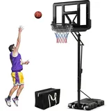 Costway Basketballständer schwarz 245 -305 cm