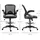 Vinsetto Mesh Ergonomischer Bürostuhl Schwarz