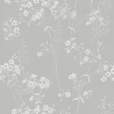 NEXT LEAF Vliestapete 10m x 0,53m 1 St grau