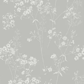 NEXT LEAF Vliestapete 10m x 0,53m 1 St grau