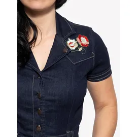 King Kerosin Jeanskleid Blau M