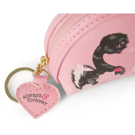 NICI Mäppchen Love Schwan mit Schlüsselring, Green