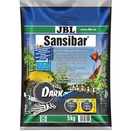 JBL Sansibar Dark Bodengrund für Süßwasser-Aquarien, 5 kg