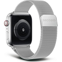 Decoded Stainless Steel Traction Strap für Apple Watch (42mm/44mm/45mm) silber (D23AWS45MTS1TM)