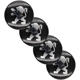 WYHHL Auto Nabendeckel 65mm für Peugeot 65MM, Nabenkappen Radnabenkappen Radnabenabdeckung Ersatz Radnabendeckel Felgendeckel Zubehör