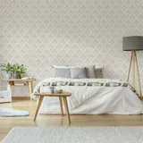 Sublime Vliestapete Art Deco 10 m x 22 cm 52 cm 1 St Beige 34193