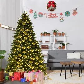 Costway Künstlicher Weihnachtsbaum Grün 210 cm