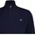 GANT Strickjacke, Wolle - EXTRAFINE LAMBSWOOL ZIP CARDIGAN, Stehkragen blau, 2XL