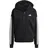 adidas Essentials 3-STREIFEN Fleece Sweatjacke Damen JE1283 - black/white XL