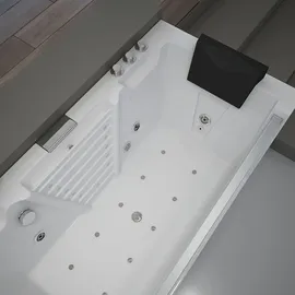 Tronitechnik MYKONOS Whirlpoolbadewanne 180 x 88 cm (UBA147ARA2V-01)