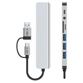 TECH-PROTECT HB06 HUB 8in1 TYPE-C Grau