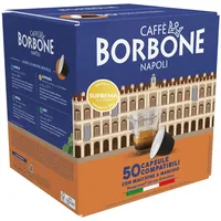 Caffe borbone Ovp 50 Kapseln Blend Supreme Modell Nespresso