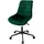 ML-Design Bürostuhl, Grün, Sitzfläche aus Samt, Metallgestell, Polsterstuhl mit Rückenlehne, höhenverstellbar, 360° Drehstuhl mit 5 Rollen,