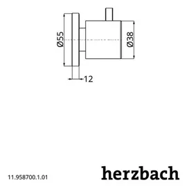 Herzbach Design New Umstellventil, 11.958700.1.01