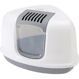 Savic Katzentoilette Nestor Corner - blau / weiß