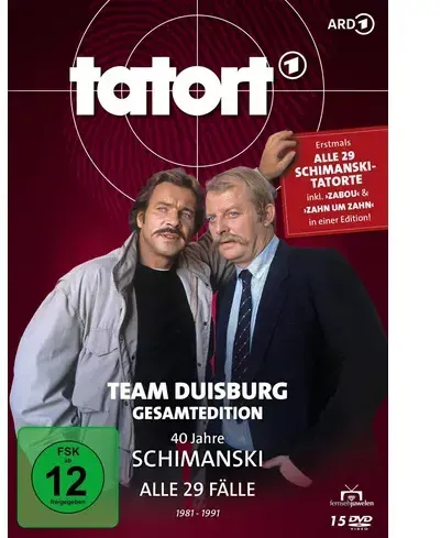 Tatort Duisburg - 40 Jahre Schimanski - Gesamtedition: Alle 29 Folgen inkl. "Zahn um Zahn" und "Zabou"  [15 DVDs]