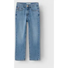 NAME IT Rose Straight Fit 9222 Hochtaillierte Jeans Medium Blue Denim 9 Jahre