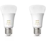 Philips Hue White Ambiance E27 LED-Lampe (1100 lm) – Intelligente Beleuchtung mit einstellbarem Weißlicht