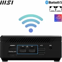 MSI Cubi N ADL S-253AT Mini-PC 128 GB SSD 4K Ultra HD Intel N100 4,0 GHz 4 GB RAM 128 GB SSD Intel UHD Graphics Win 11