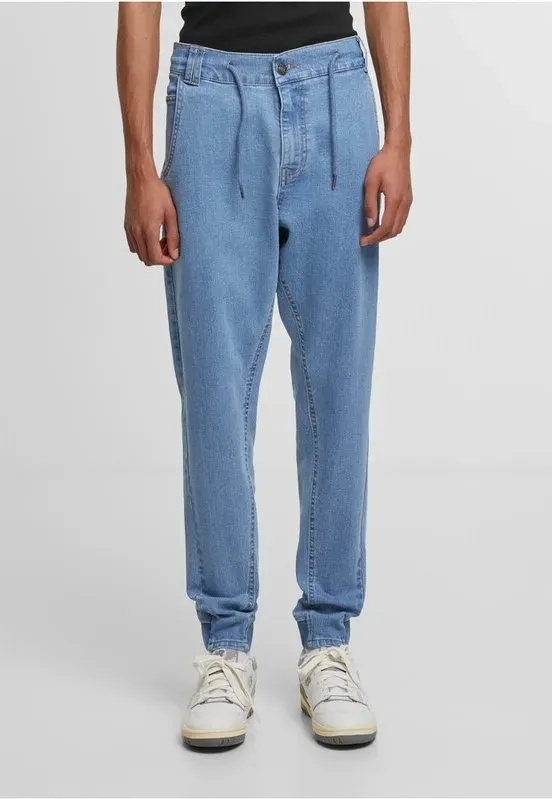 Urban Classics Antifit-Denim in hellblau, gewaschen, Größe 33