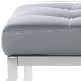 CLP 2er Set Edelstahl Sitzhocker Barci grau