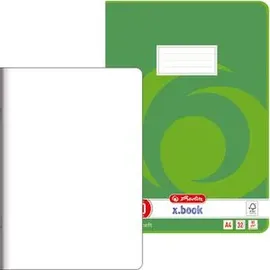Herlitz Schulheft x.book Lineatur 20 blanko DIN A4 32 Blatt, 1 St.