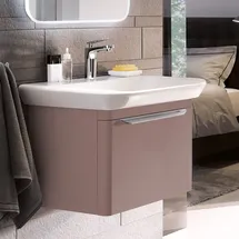 Geberit Waschtischunterschrank 1 Auszug 68 x 41 x 40,5 cm Braun/Grau/Schwarz