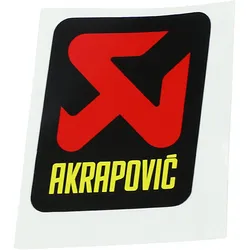 Aufkleber Akrapovic hitzefest 57x60mm