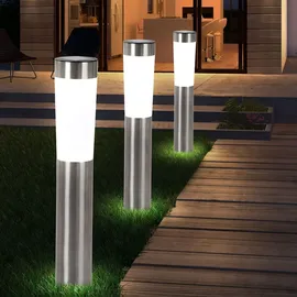 ETC Shop LED Solarleuchten mit Mono-Kristall Solarpanel