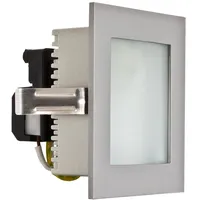 EVN Wandeinbauleuchte 1xG9 90x90mm Aluminium