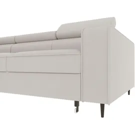 99rooms Owen Ecksofa Kunstleder SOFT Weiß Links