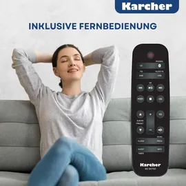 Karcher MC 6475D Stereoanlage Kompaktanlage mit DAB+ Radio, Bluetooth, USB und 20W RMS