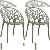 CLP Hope Gartenstuhl Sessel 59 x 59 x 80 cm oliv 2 St.