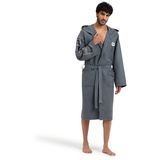 Arena Zeal Plus Bademantel aus Mikrofaser für Damen und Herren, Mikrofaser-Bademantel mit Kapuze und Taschen, Schnelltrocknender Unisex-Bademantel, Angenehm und Leicht
