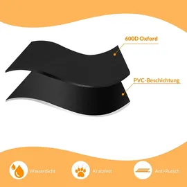 Kingsleeve Kofferraumschutz Universal Wasserabweisend Kratzfest Ladekantenschutz Pflegeleicht 600D Oxford Universal Schondecke Kofferraummatte Hund