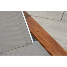 Merxx Naxos Sonnenliege 200 x 198 x 103 cm Beige