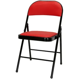 MID.YOU Klappstuhl Metall Rot