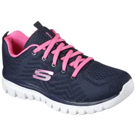 SKECHERS Graceful - Get Connected Navy / Hot Pink 35