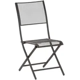 Merxx Samos Klappstuhl 57 x 41 x 89 cm graphit 2er Set