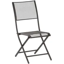 Merxx Samos Klappstuhl 57 x 41 x 89 cm graphit 2er Set