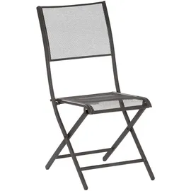 Merxx Samos Klappstuhl 57 x 41 x 89 cm graphit 2er Set