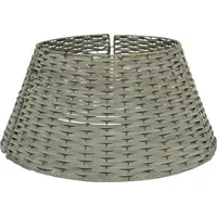 Kaemingk Tannenbaumring aus Holz grau Ø 57 cm x